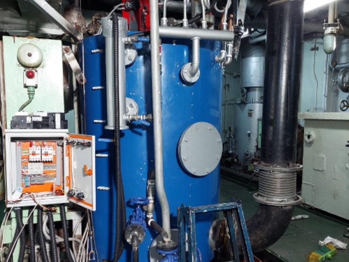 Installing and commissioning a boiler for MV TULIP in Beirut port – Lebanon